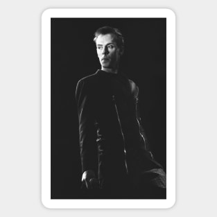 Peter Murphy BW Photograph Sticker